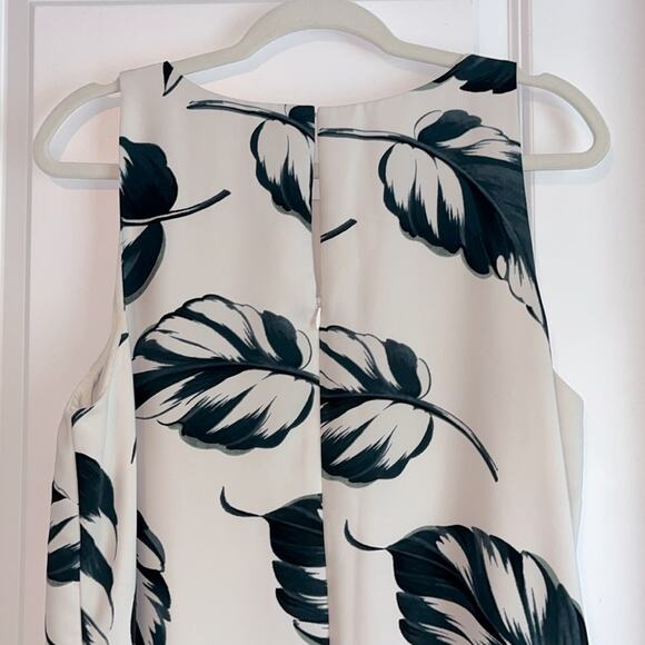 Ann Taylor Sleeveless Leaf Print Sheath Dress - Picture 5 of 8